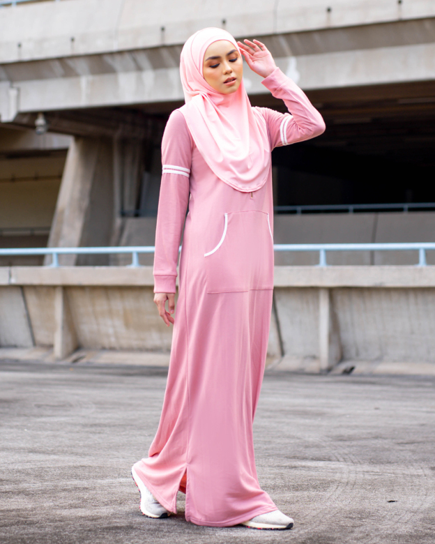 Abaya Activewear Shara - Rose Pink