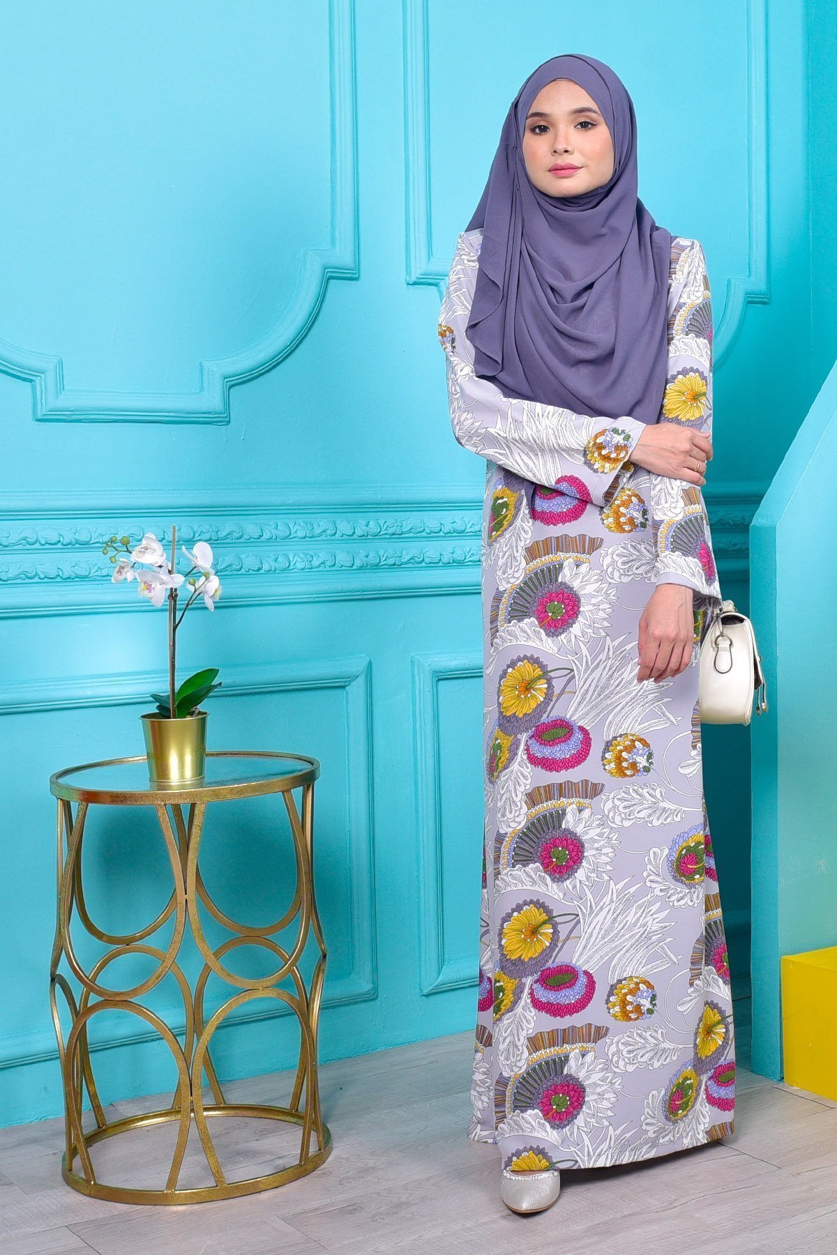 Abaya Suzie - Ash Grey