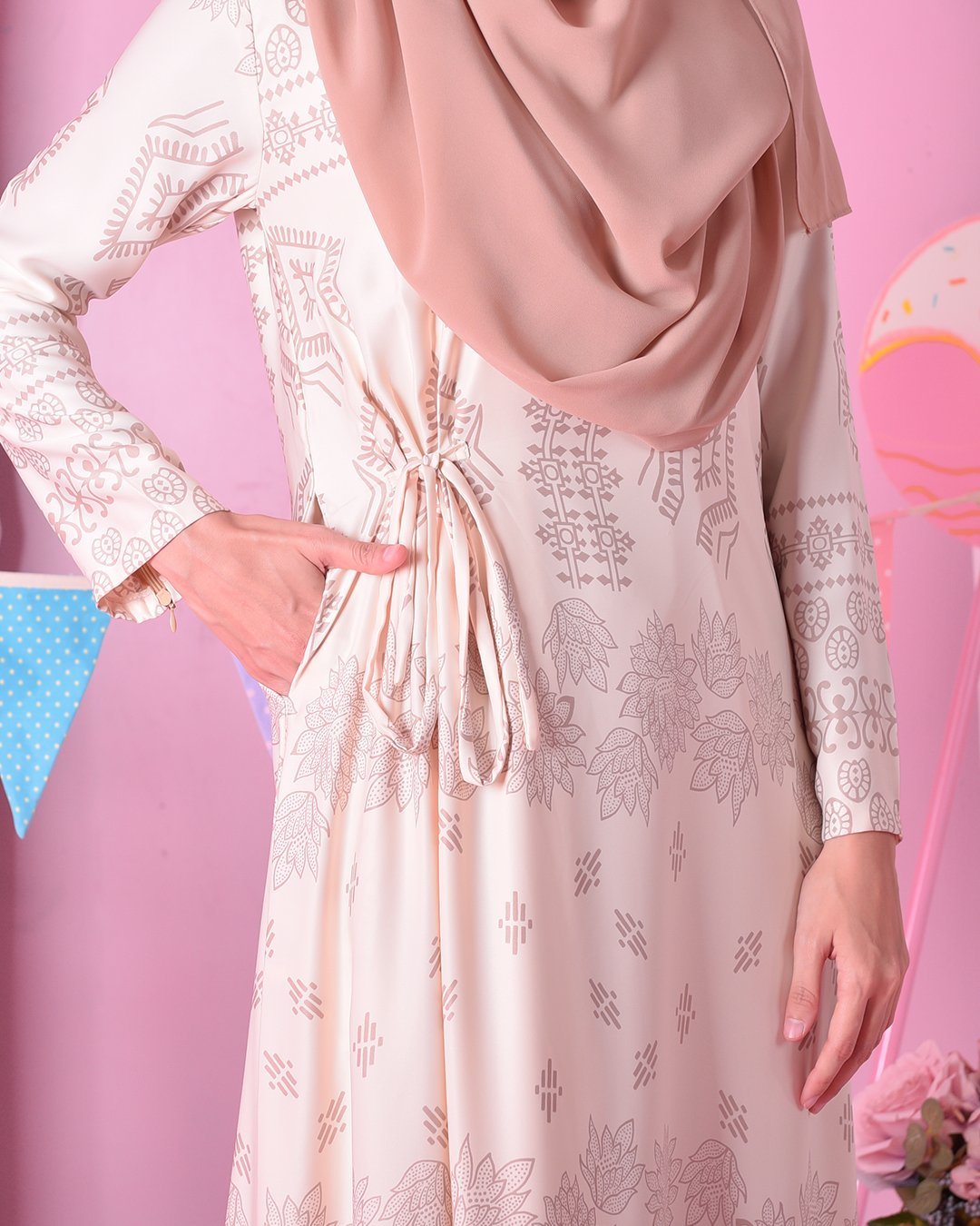 Dress Tie Ciara - Dalgona Cream