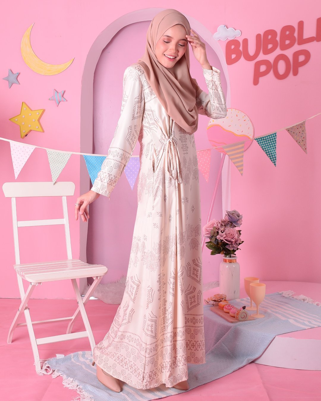 Dress Tie Ciara - Dalgona Cream