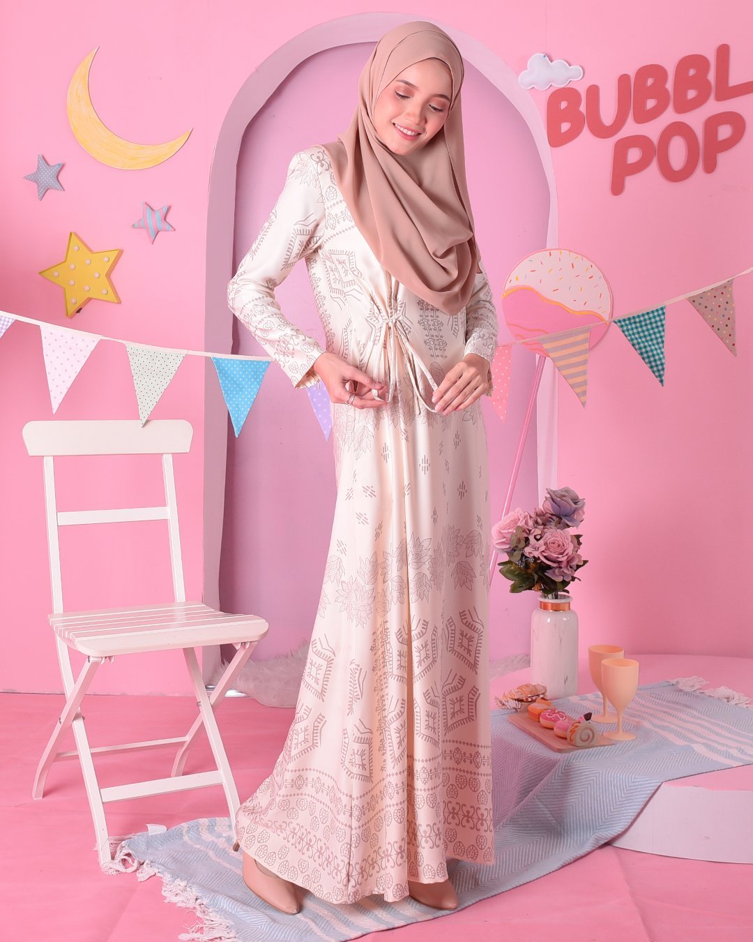 Dress Tie Ciara - Dalgona Cream