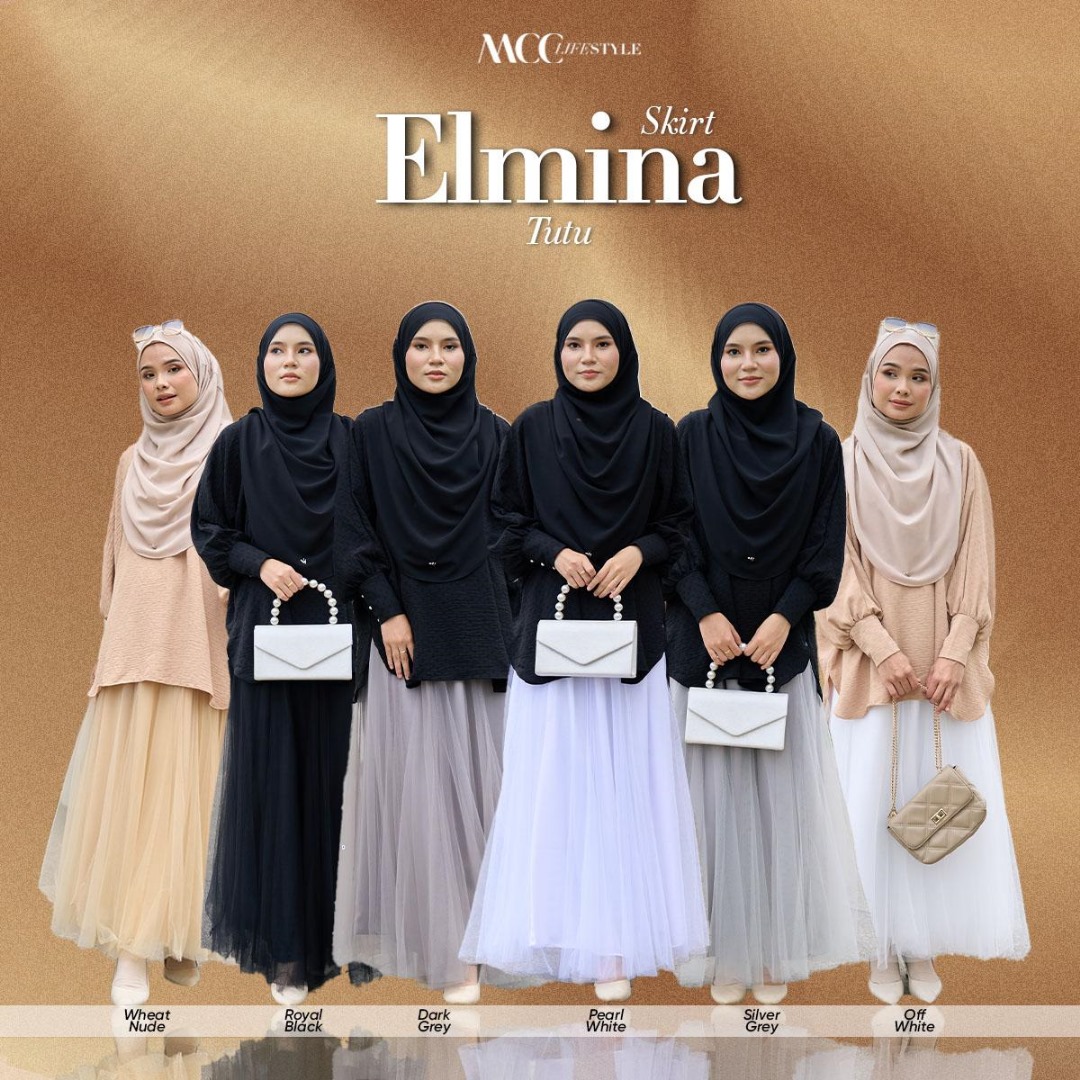 Skirt Muslimah Tutu Elmina