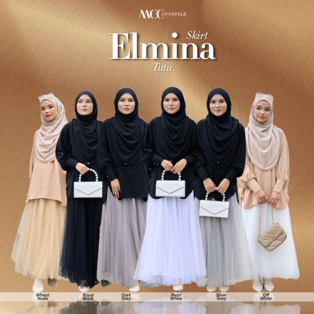 Skirt Muslimah Tutu Elmina