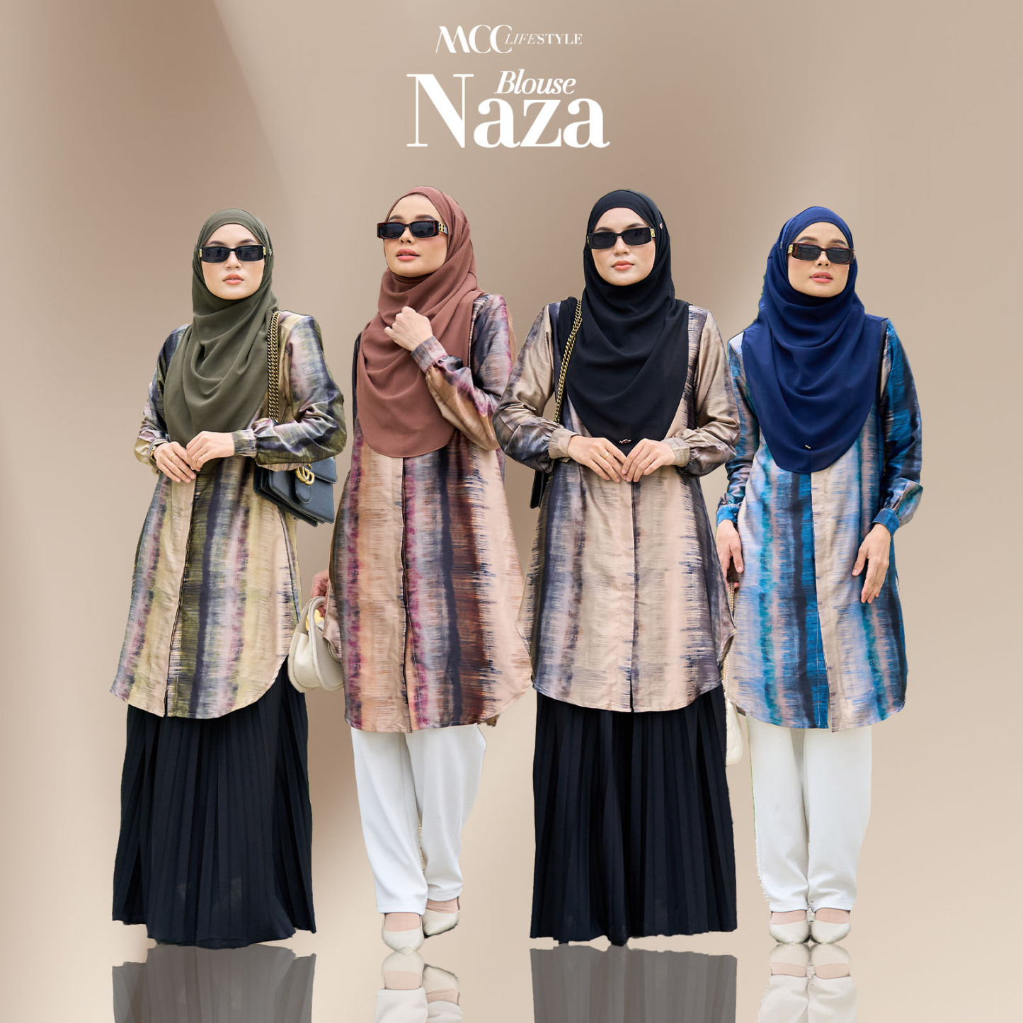 Blouse Naza- Aurora Brown