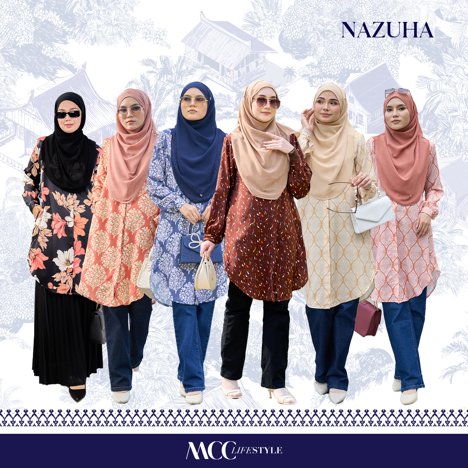 Blouse Nazuha - Ezra Thalia Turkish Majolica Series