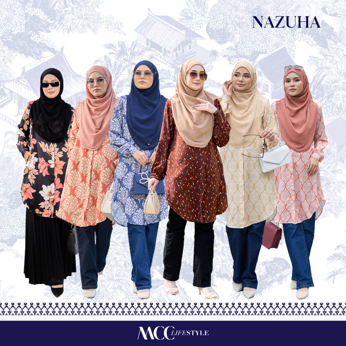 Blouse Nazuha - Ezra Thalia Turkish Majolica Series