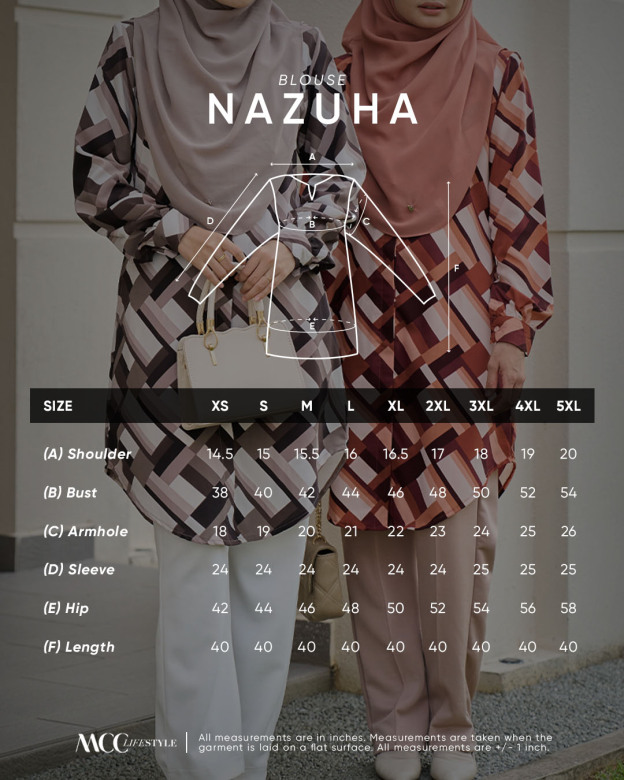 Blouse Nazuha – Enchanted Scarlet