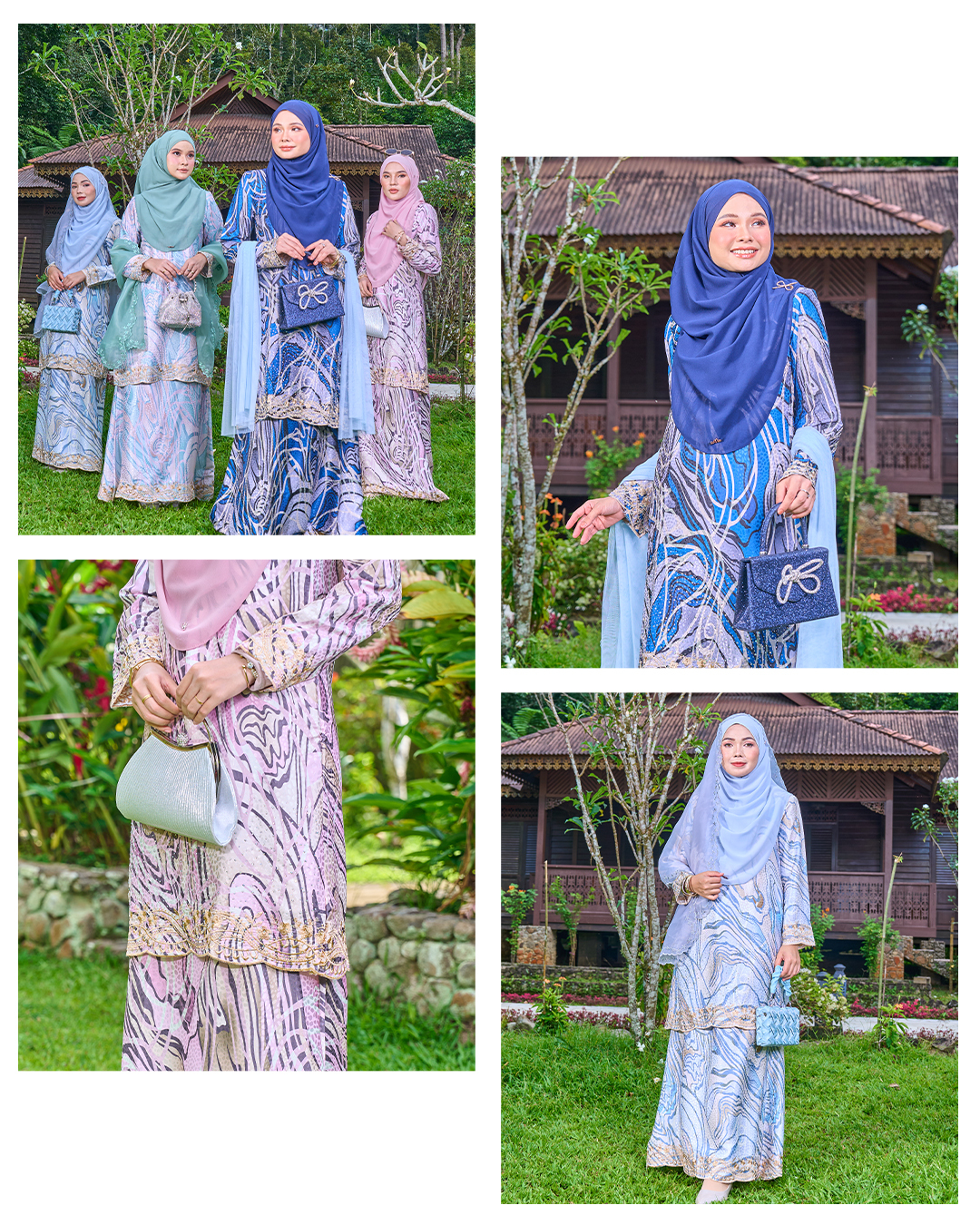 Baju Kurung Sulam Diamanted Aurelia