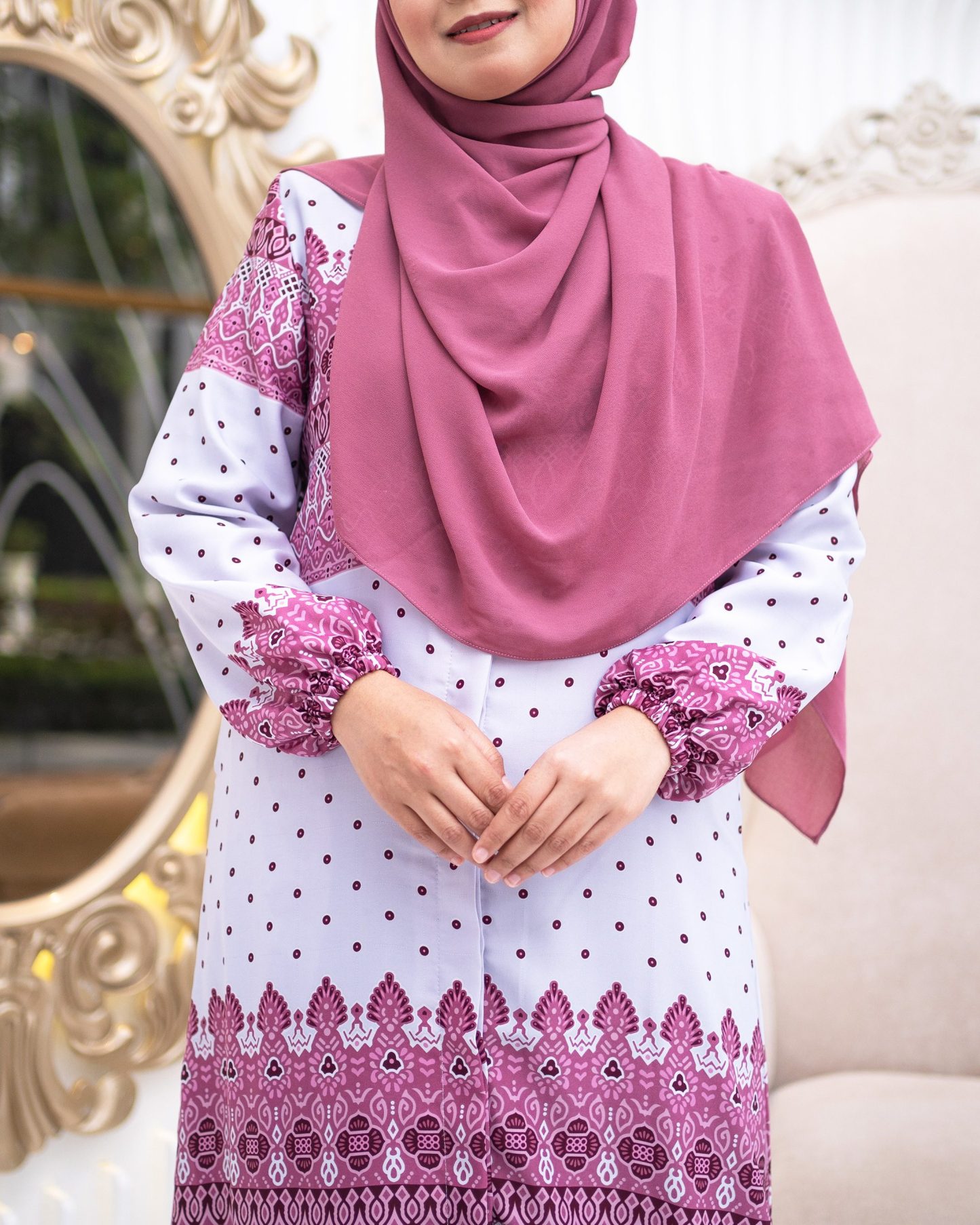Abaya Raiyani - Bubblegum Pink