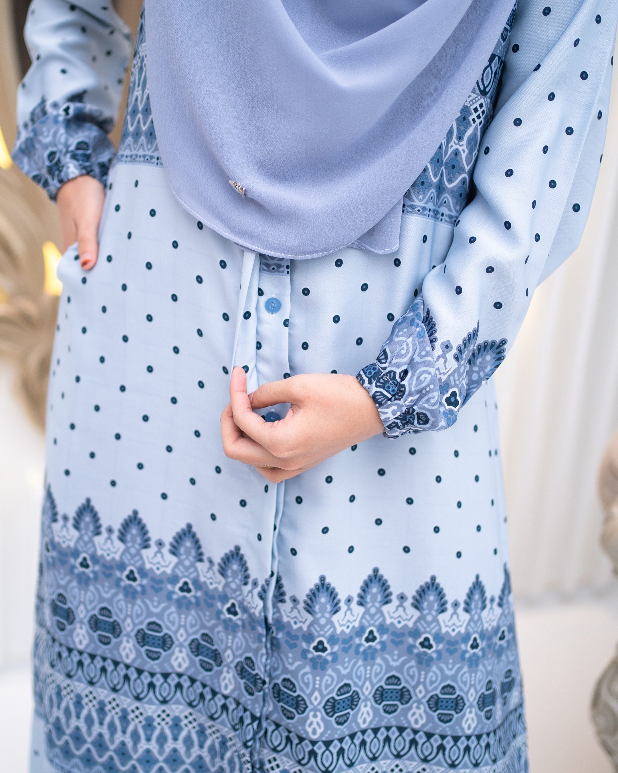 Abaya Raiyani - Sky Blue