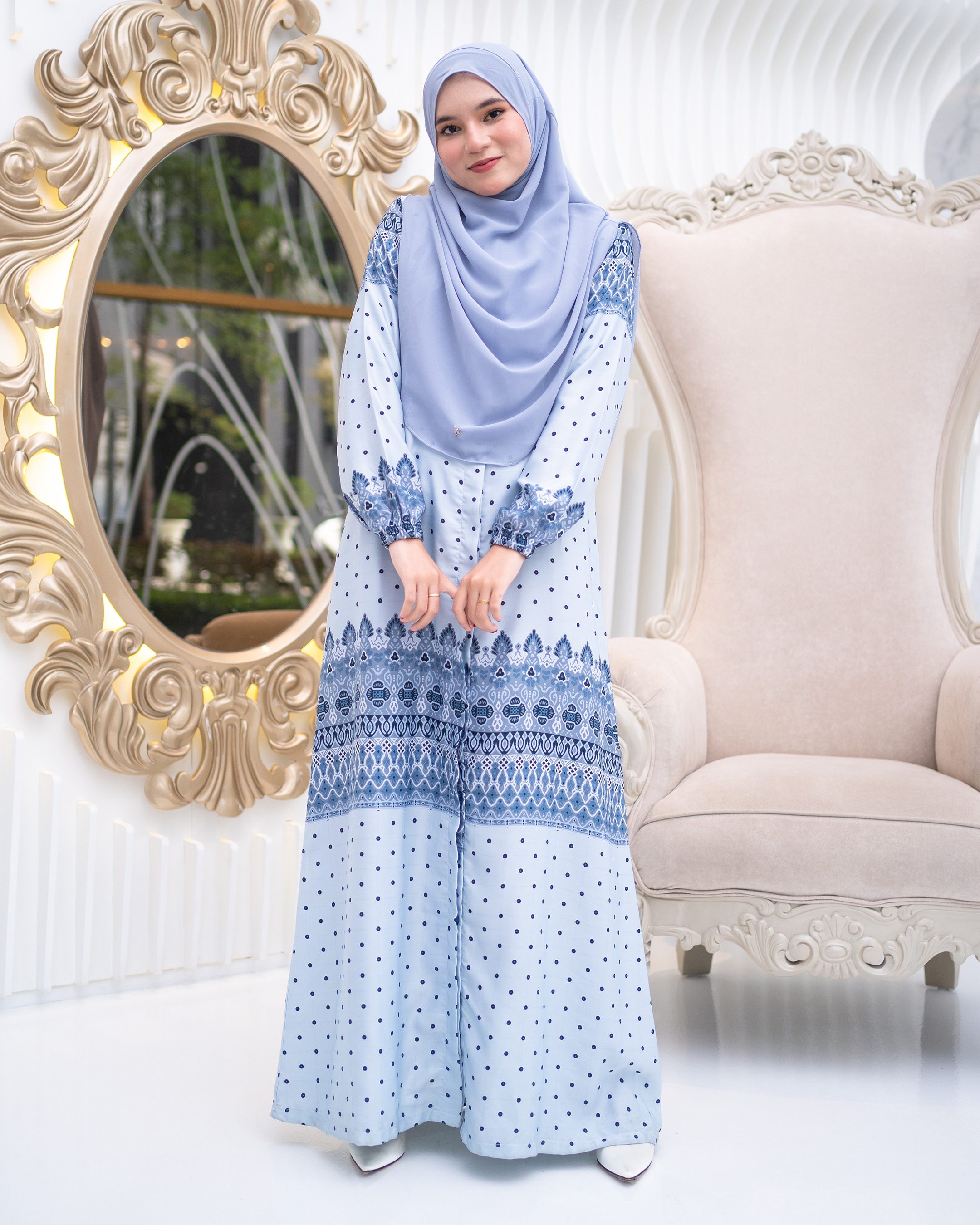 Abaya Raiyani - Sky Blue