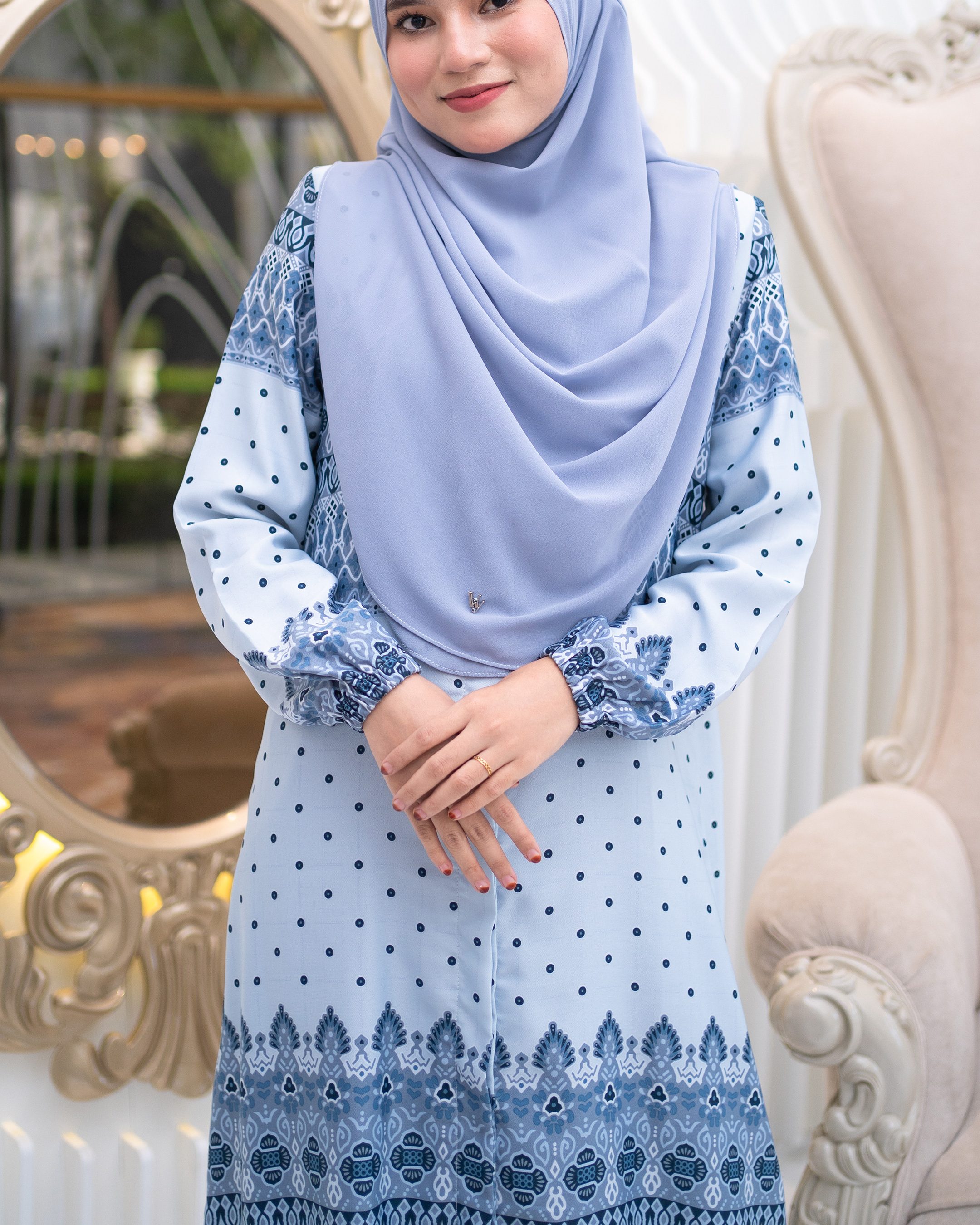 Abaya Raiyani - Sky Blue