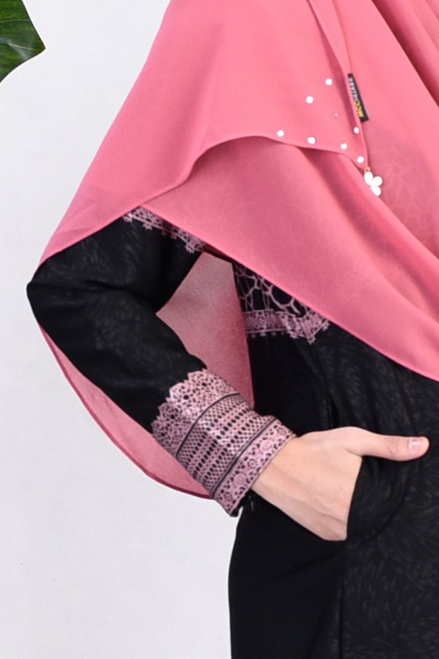 Abaya Raudhah - Purple Plum