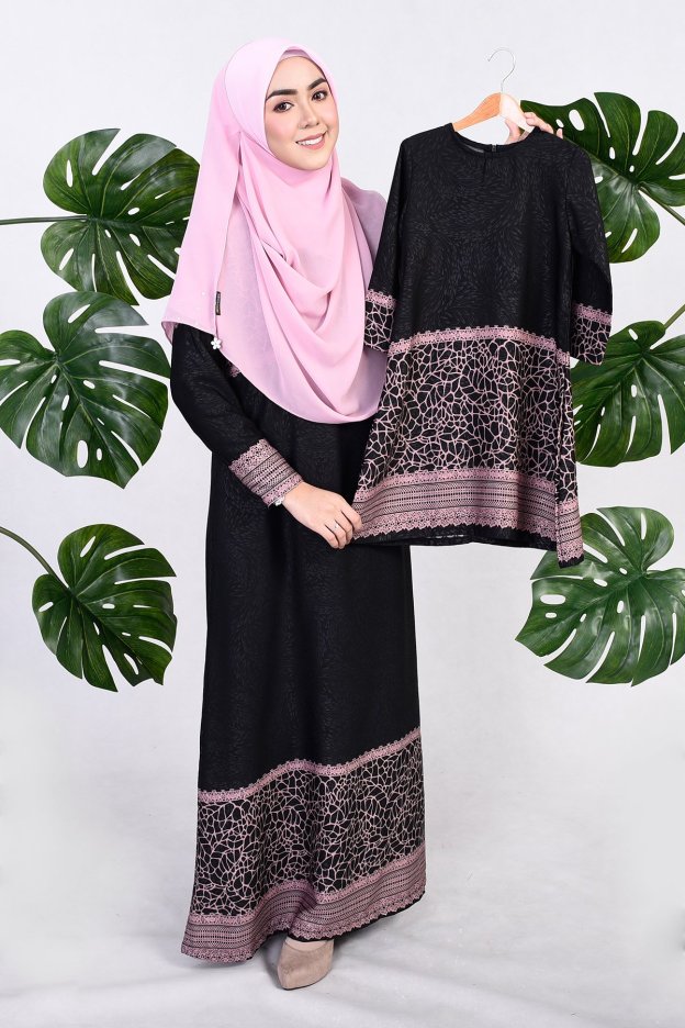 Abaya Raudhah Kids - Purple Plum