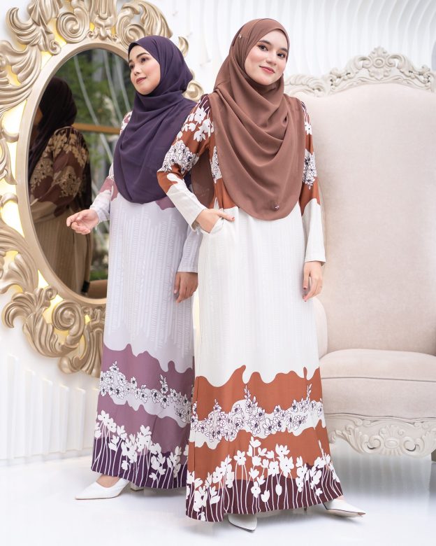 Abaya Rayyan - Caramel Brown