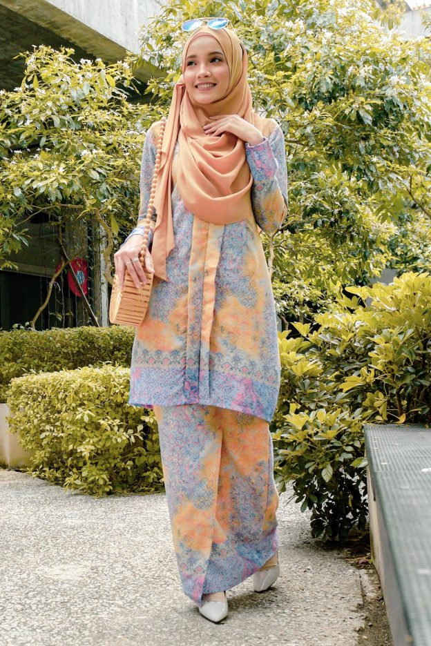 Baju Kebarung Batik Nafisa - Banana Yellow