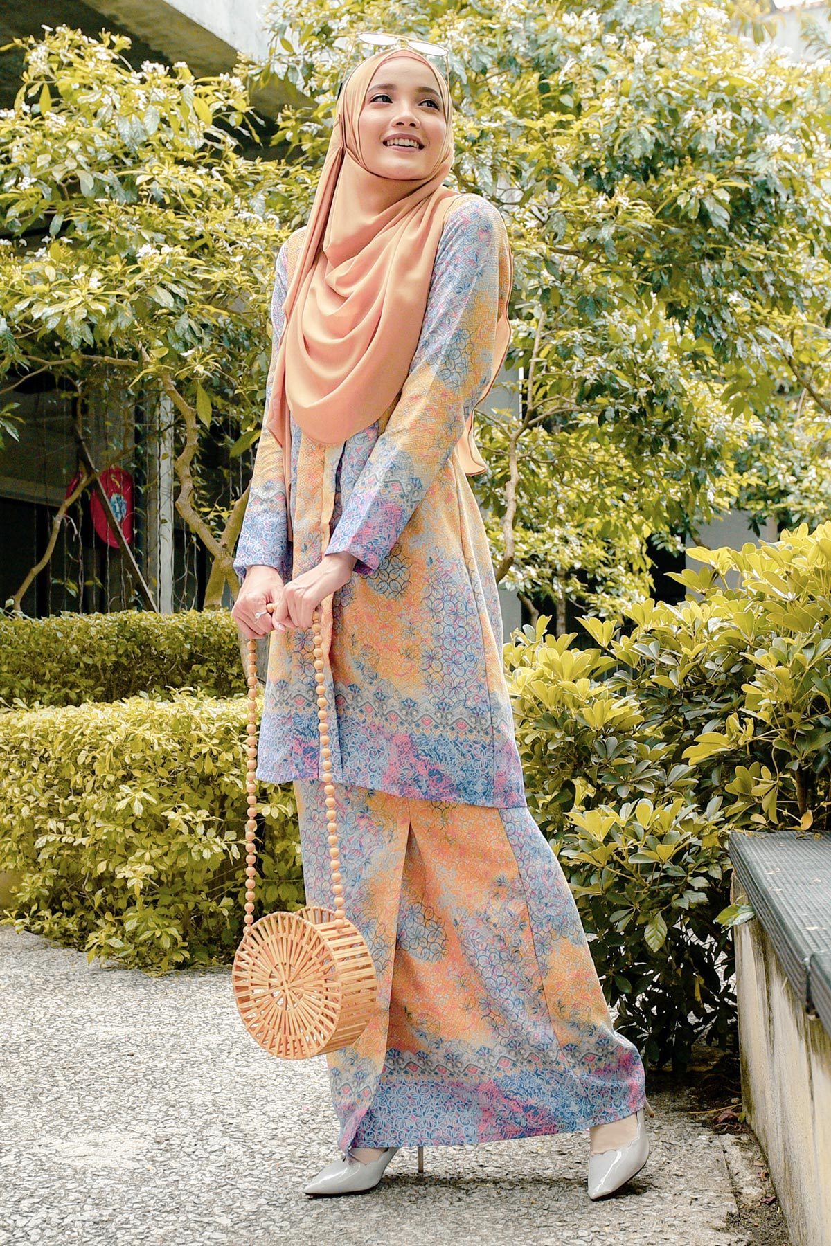 Baju Kebarung Batik Nafisa - Banana Yellow