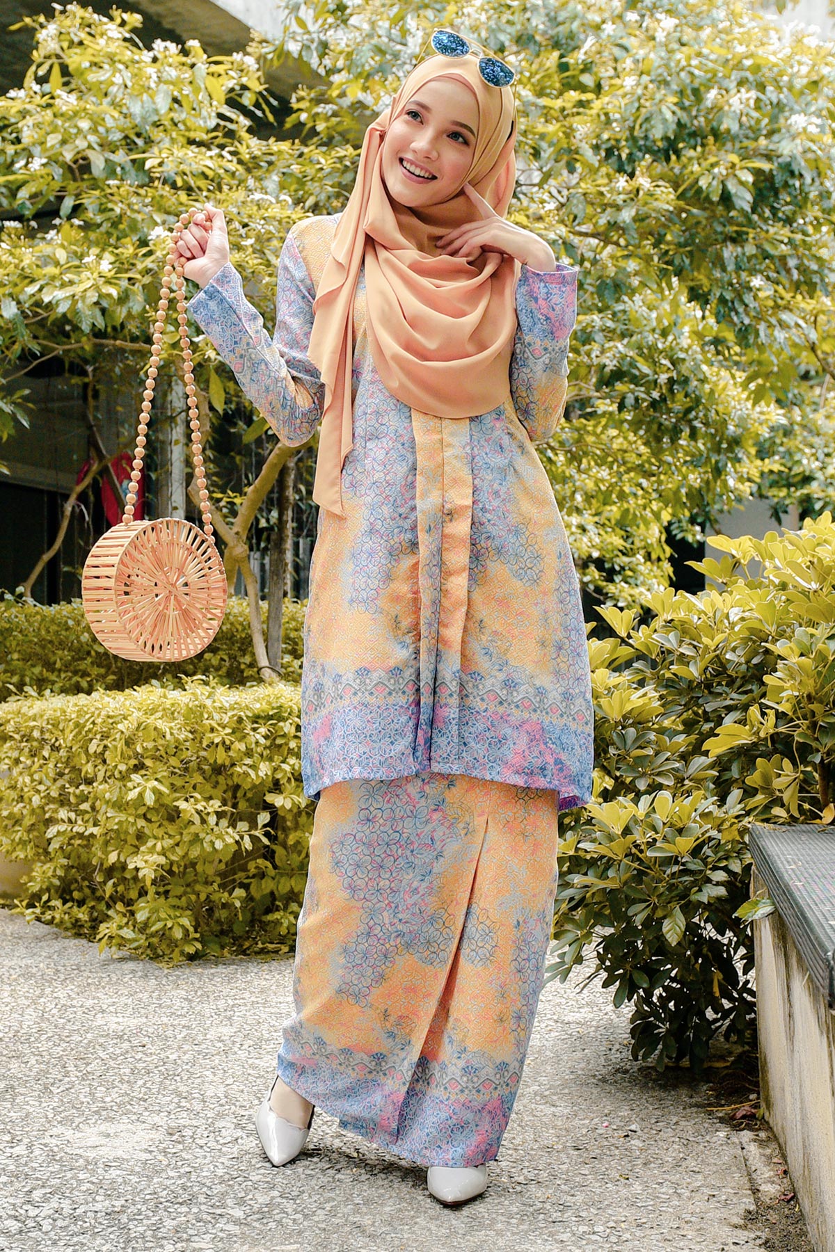 Baju Kebarung Batik Nafisa - Banana Yellow