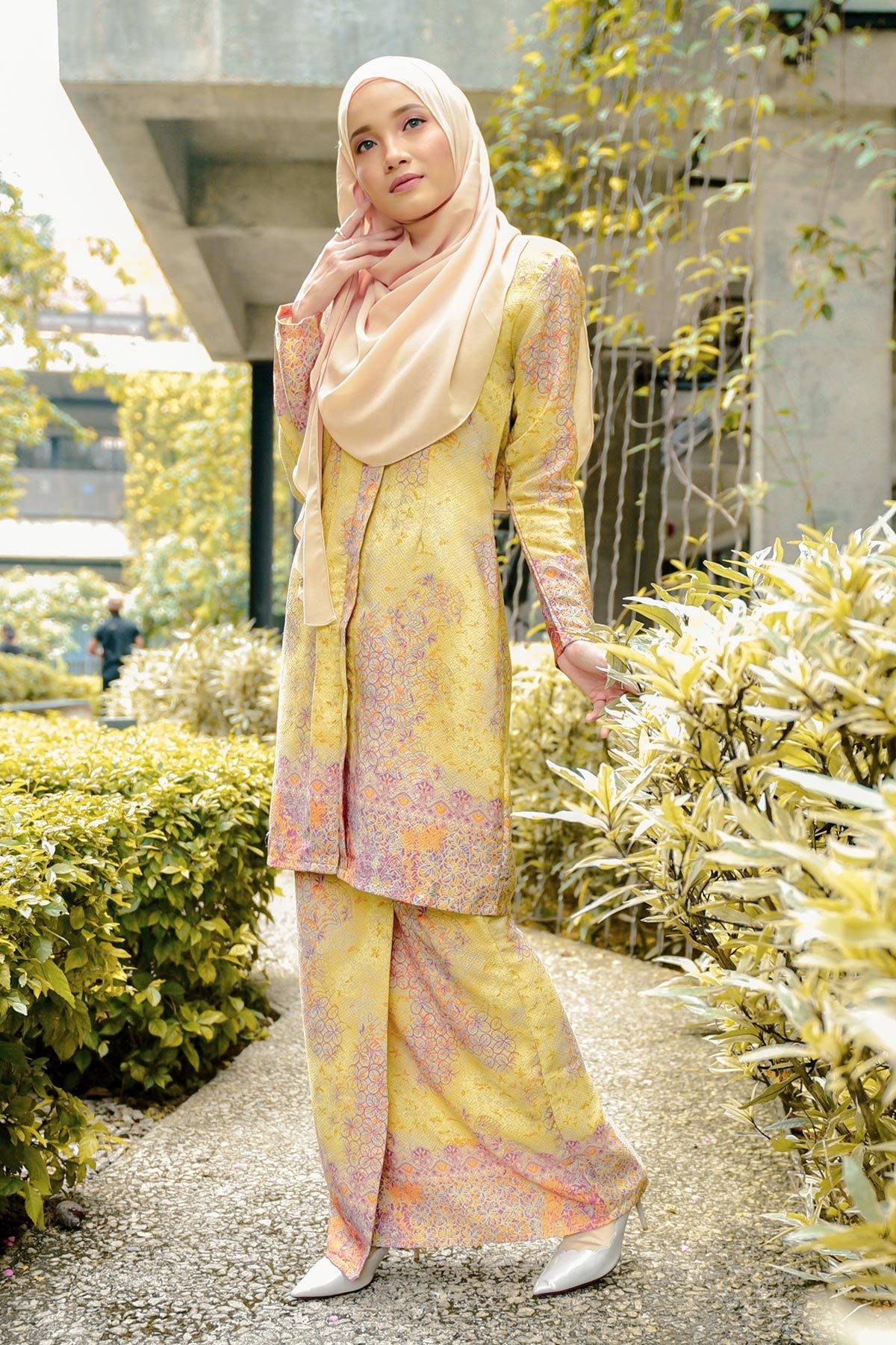 Baju Kebarung Batik Nafisa - Fresh Green