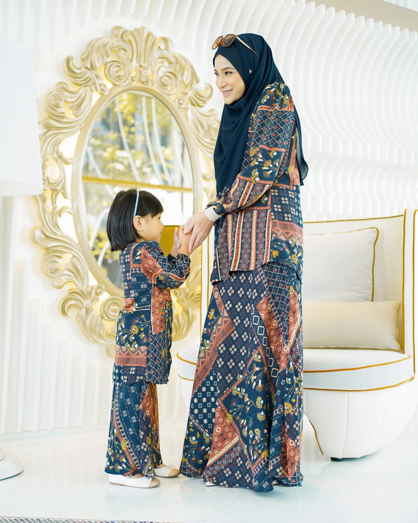 Baju Kurung Anenia Kids - Midnight Blue