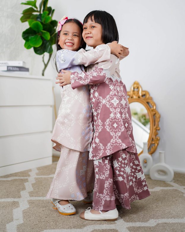 Baju Kurung Moden Asira Kids - Jet Black