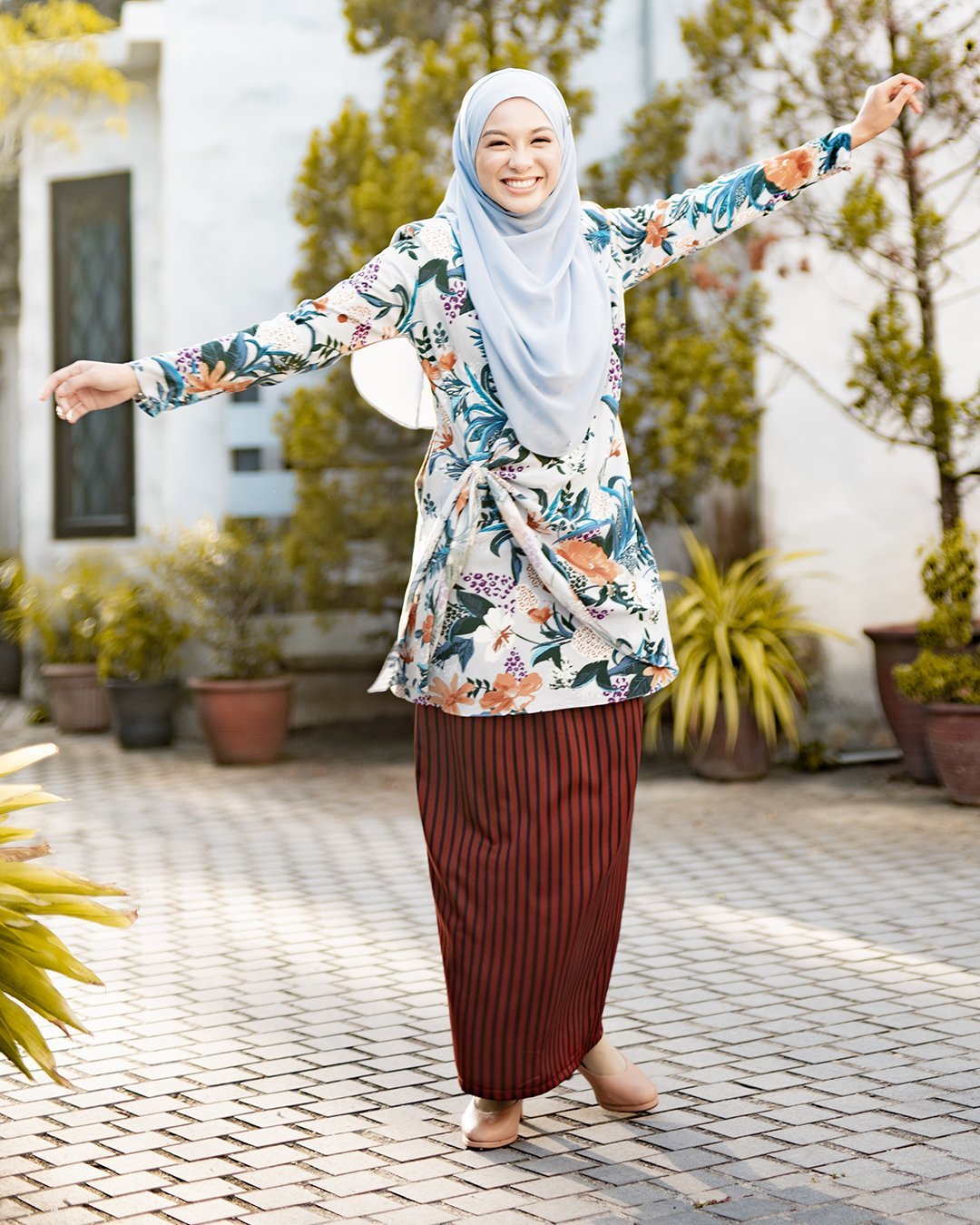 Baju Kurung Aurorai - Sky Bronze