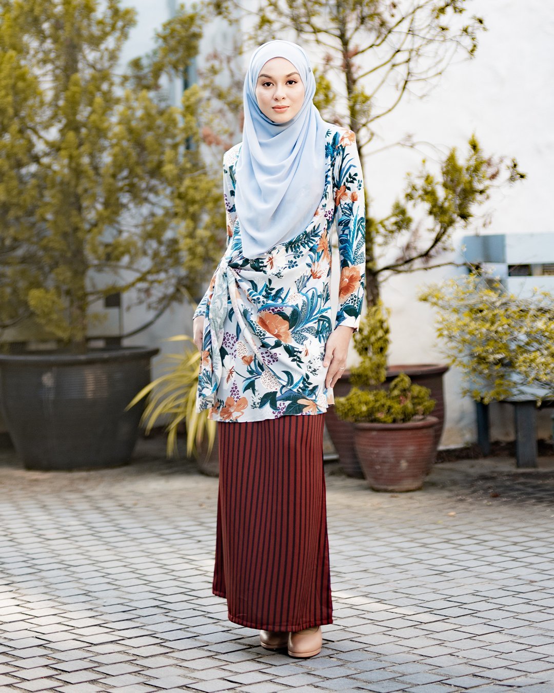 Baju Kurung Aurorai - Sky Bronze