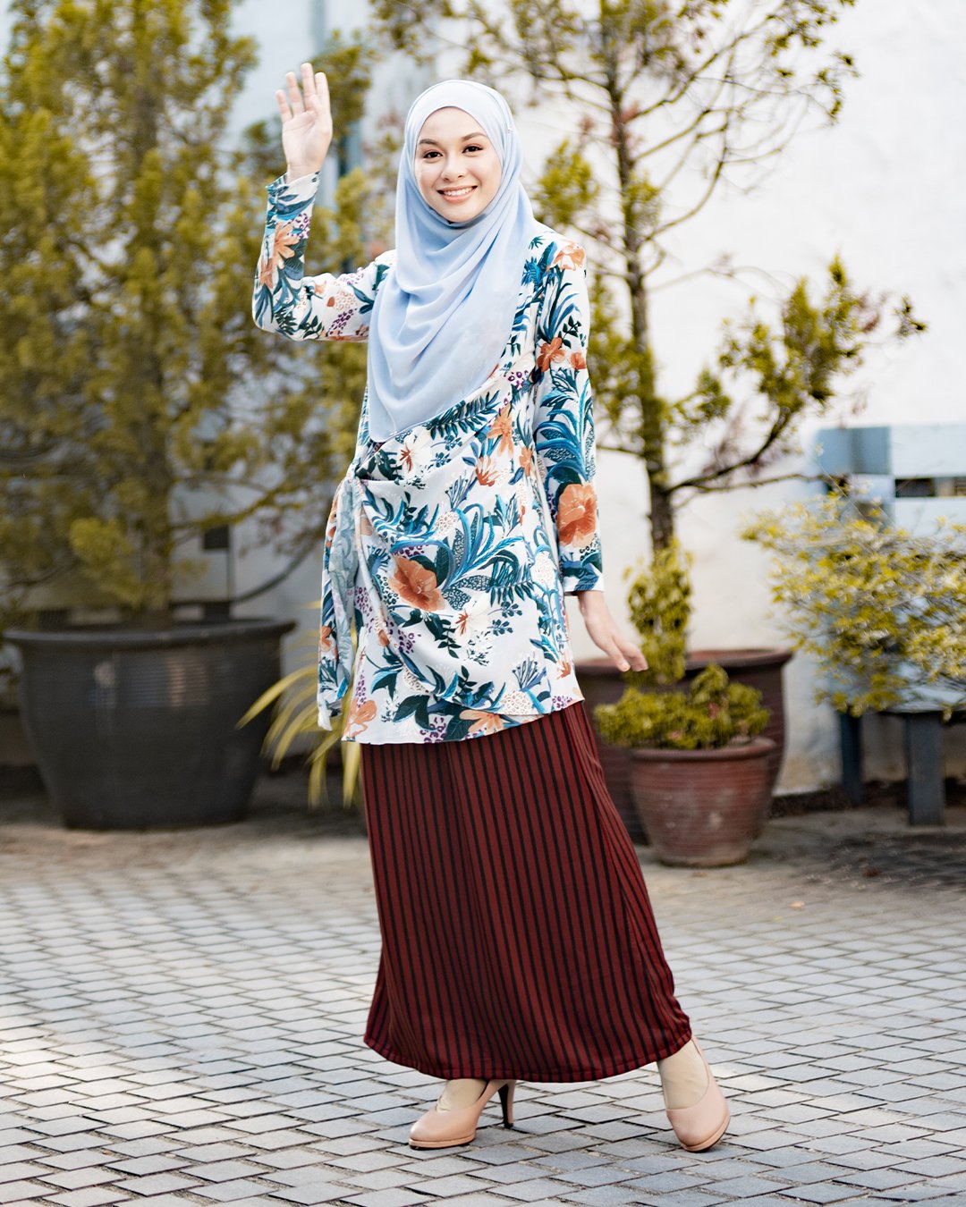 Baju Kurung Aurorai - Sky Bronze