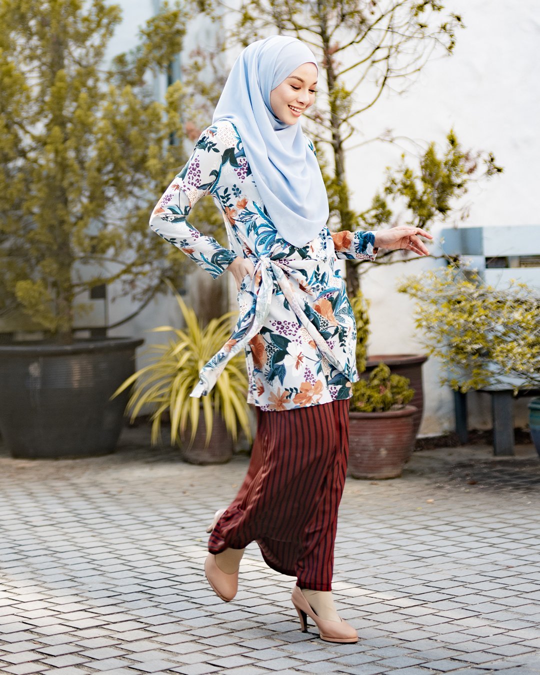 Baju Kurung Aurorai - Sky Bronze