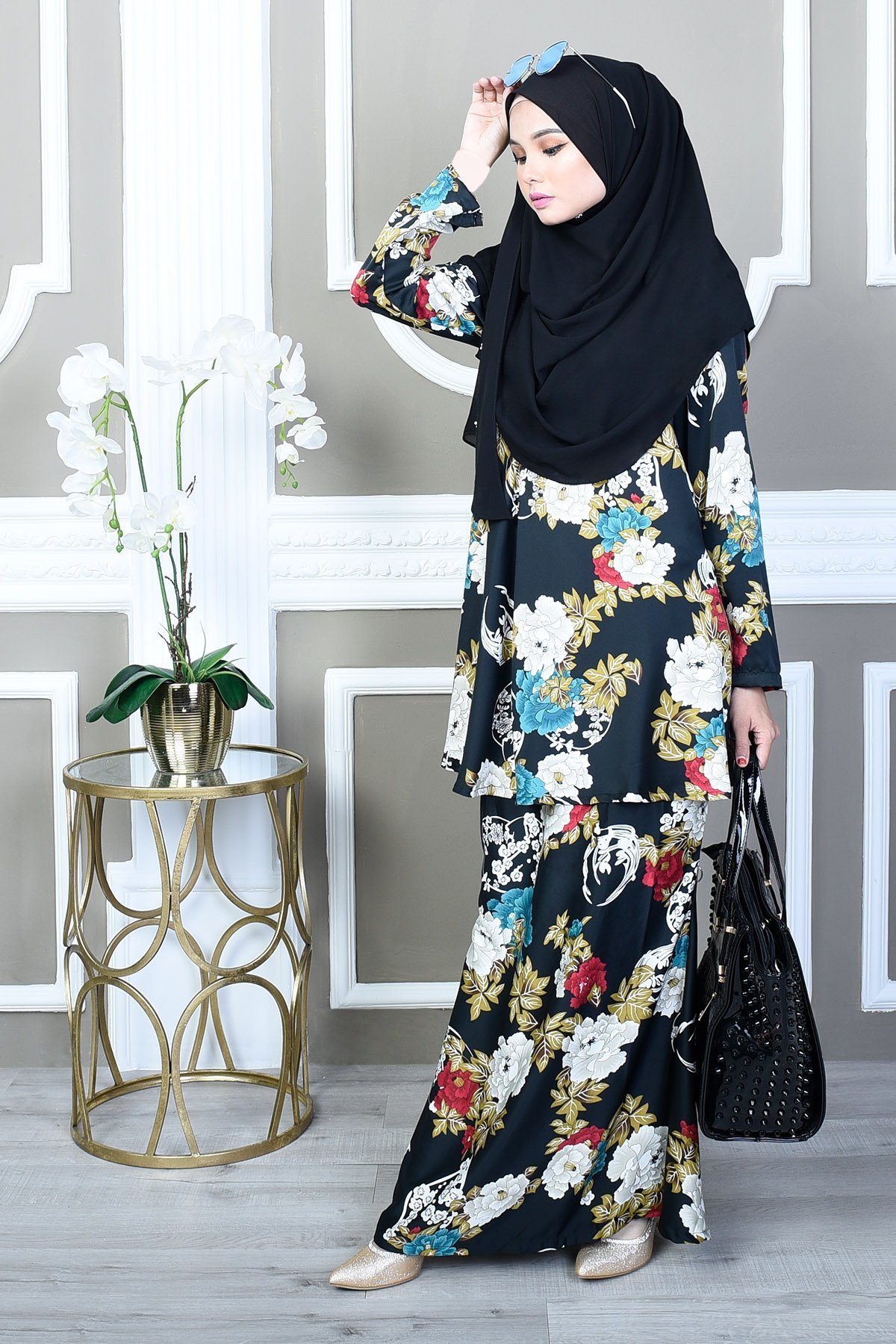 Baju Kurung Barbie Nabila - Jasmine Black