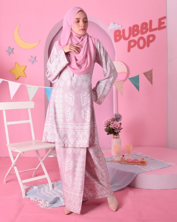 Baju Kurung Pahang Ciara - Dazzle Purple