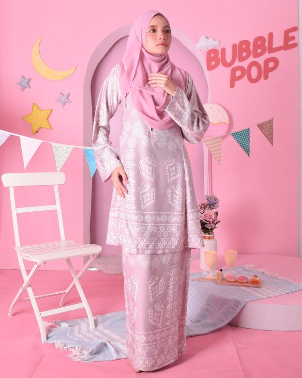 Baju Kurung Pahang Ciara - Dazzle Purple