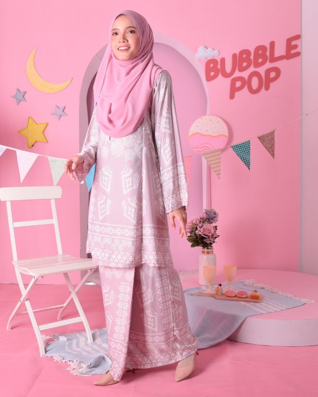 Baju Kurung Pahang Ciara - Dazzle Purple