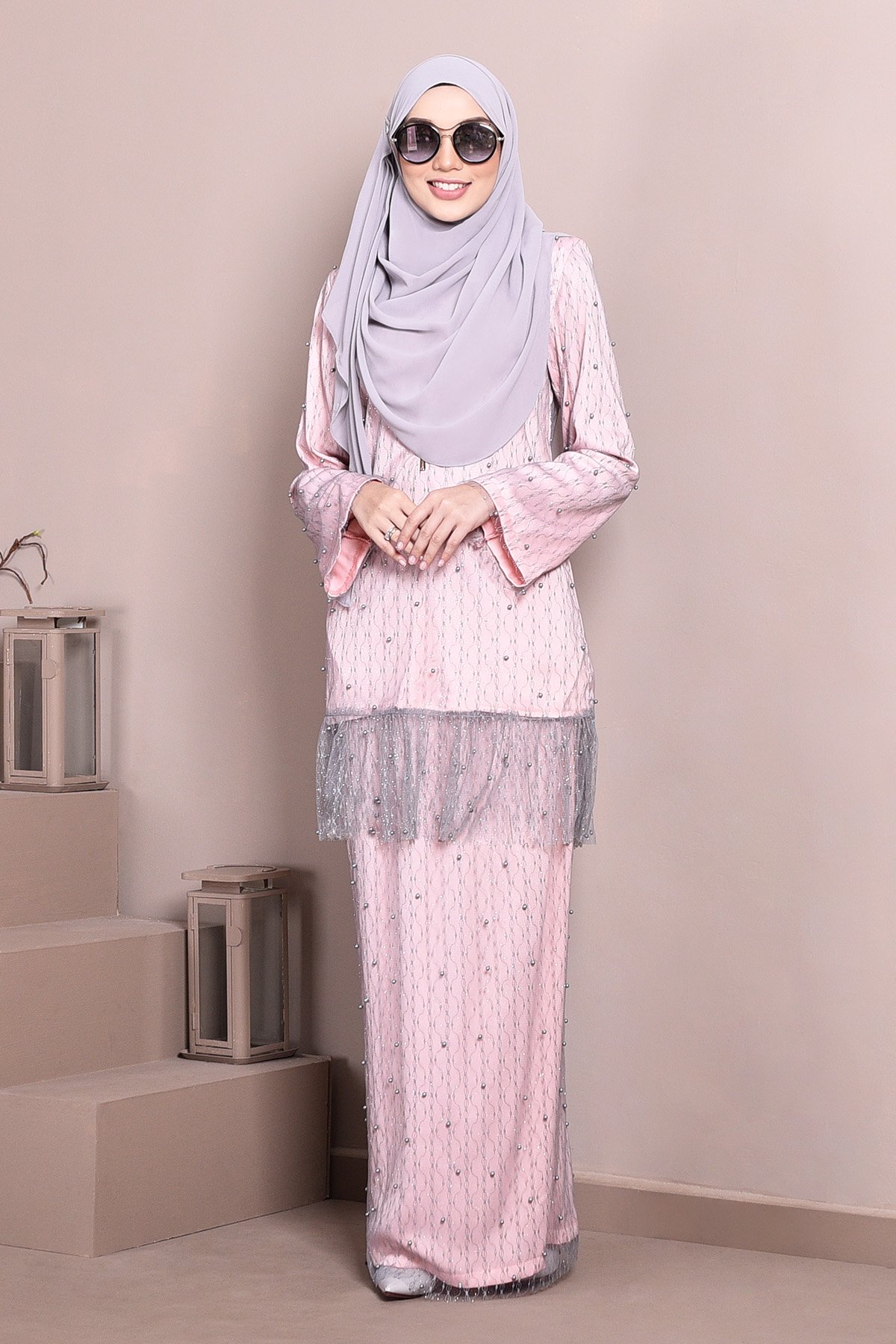 Baju Kurung Tutu Isabelle - Cotton Candy