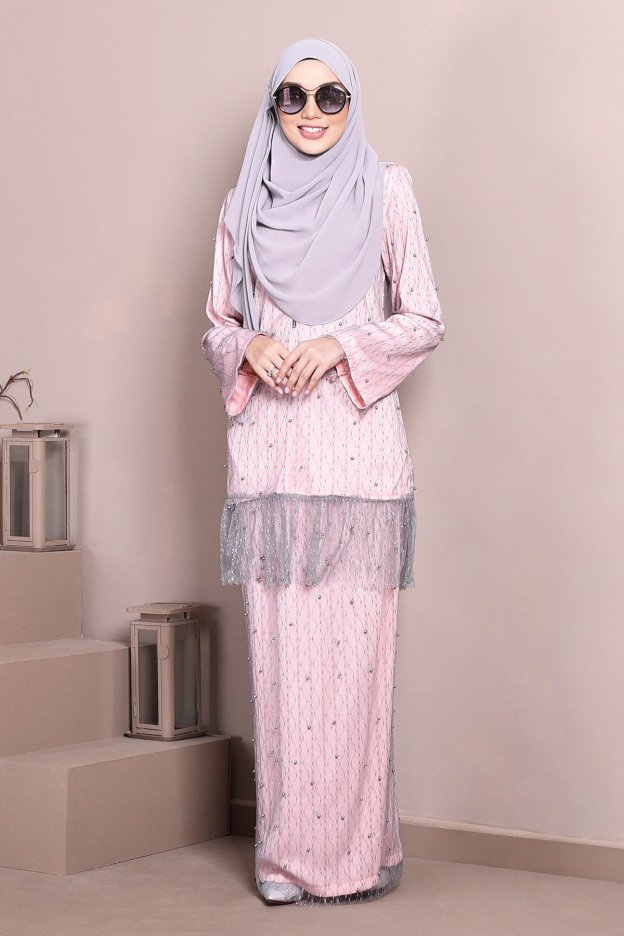Baju Kurung Tutu Isabelle - Cotton Candy