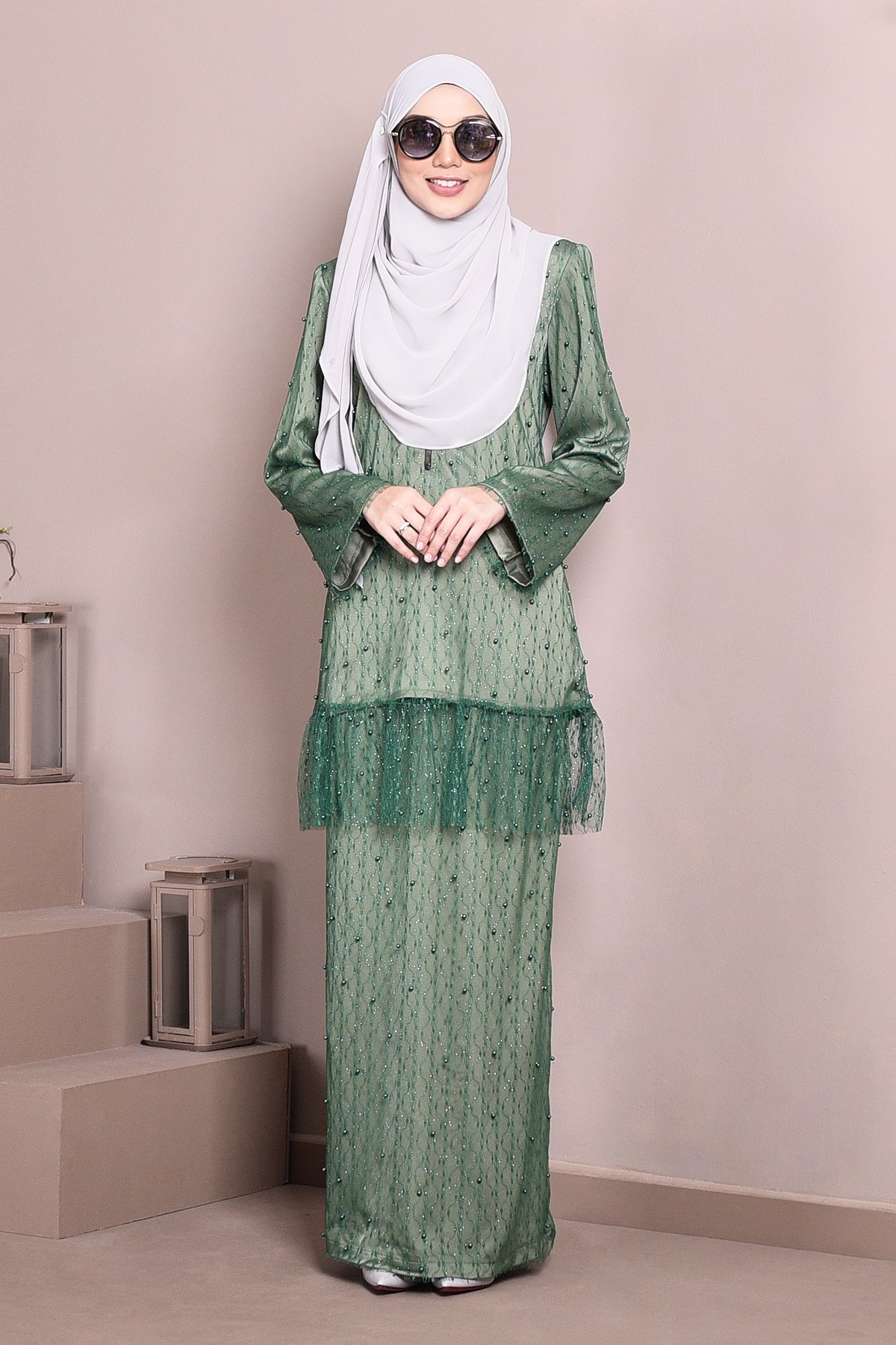 Baju Kurung Tutu Isabelle - Watermelon