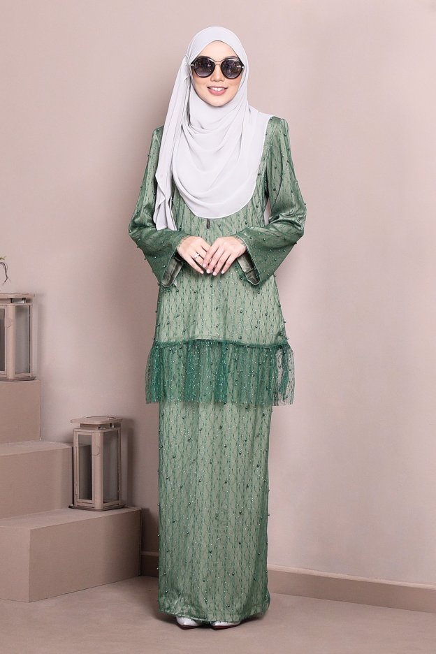 Baju Kurung Tutu Isabelle - Watermelon