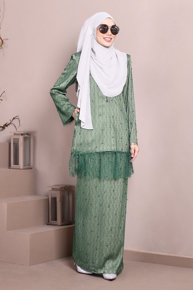 Baju Kurung Tutu Isabelle - Watermelon