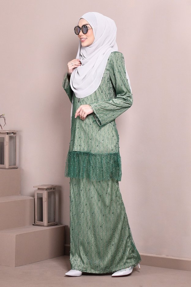 Baju Kurung Tutu Isabelle - Watermelon