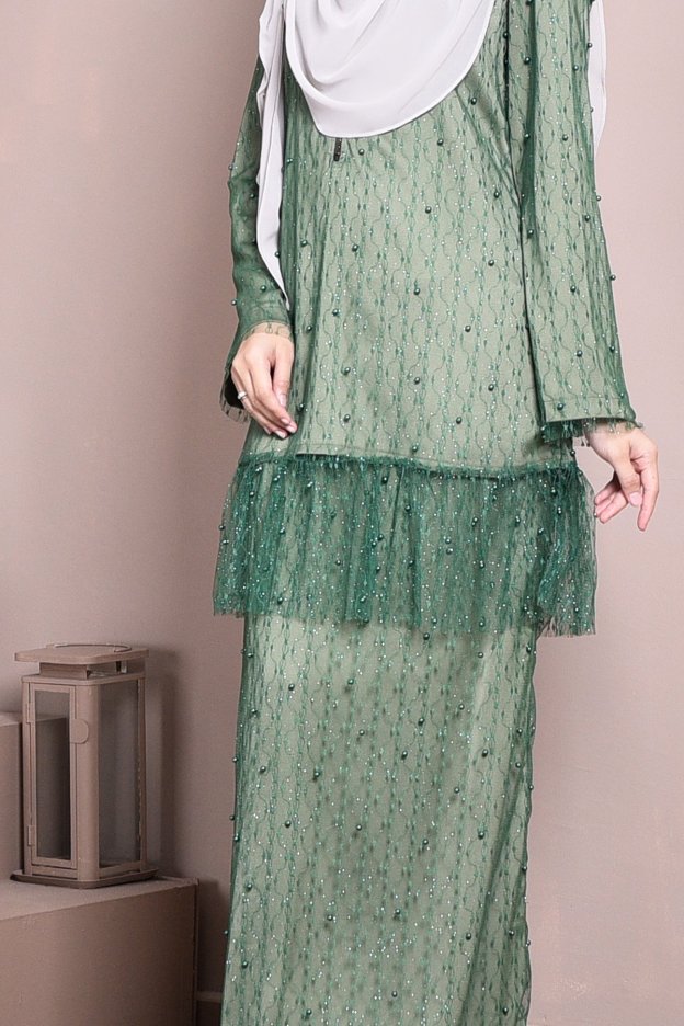 Baju Kurung Tutu Isabelle - Watermelon