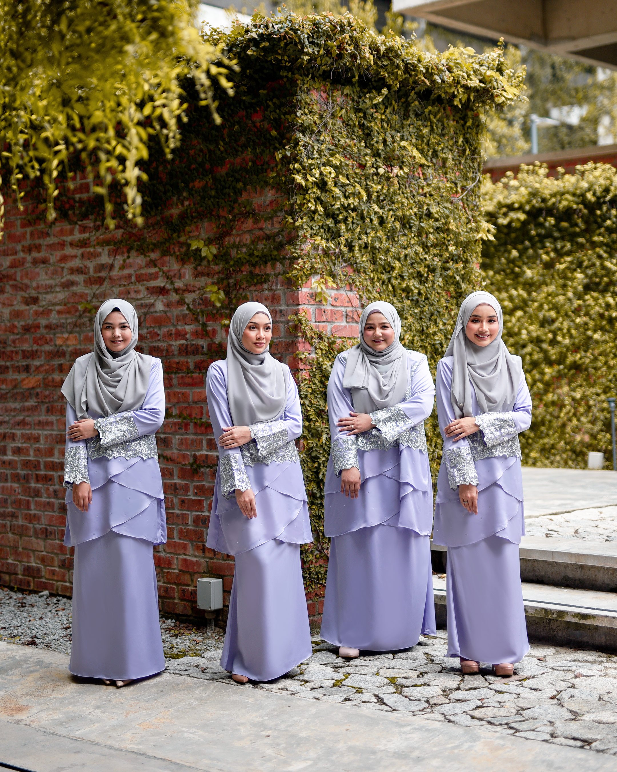 Baju Kurung Lace Clemence II - Vouge Black