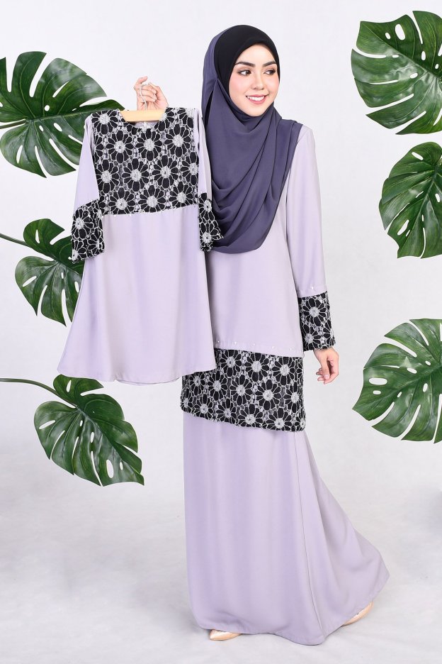 Abaya Naema Kids - Grey
