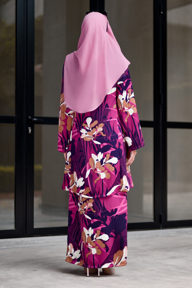 Baju Kurung Pahang Anisa - Pink