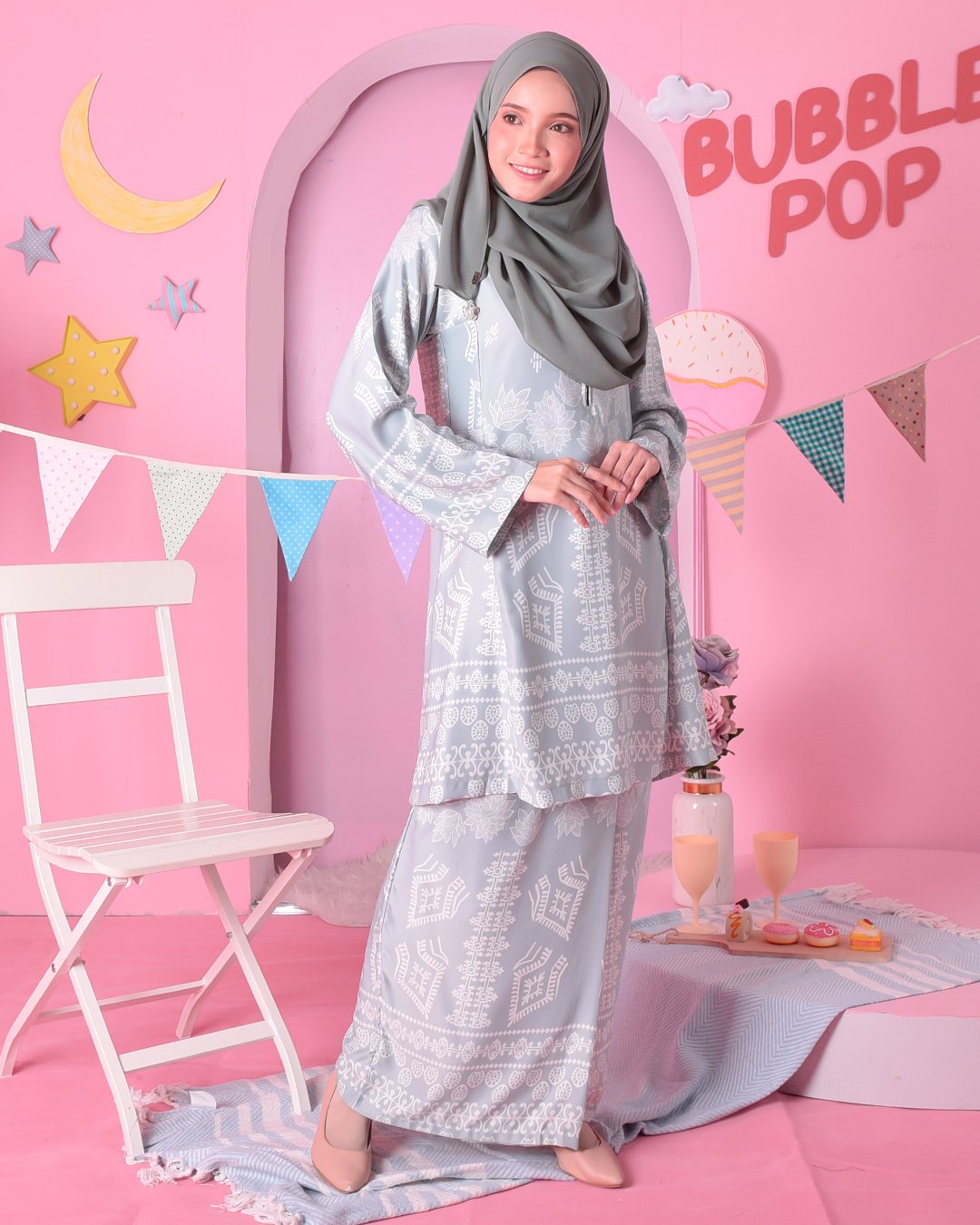 Baju Kurung Pahang Ciara - Tiffany Green