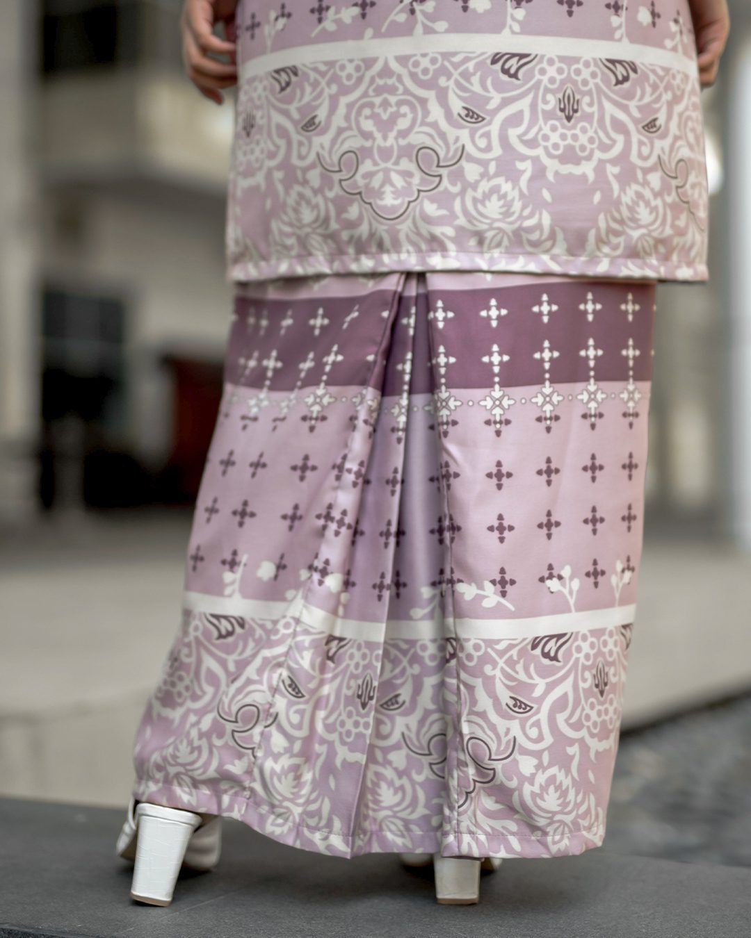 Baju Kurung Pahang Rayla - Rosy Pink