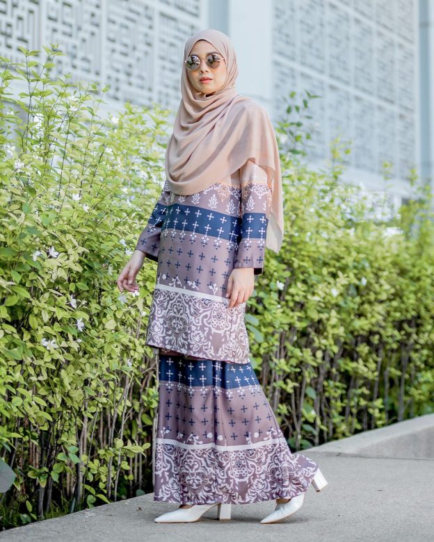 Baju Kurung Pahang Rayla - Wood Brown
