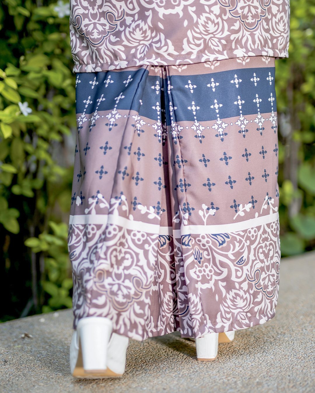 Baju Kurung Pahang Rayla - Wood Brown