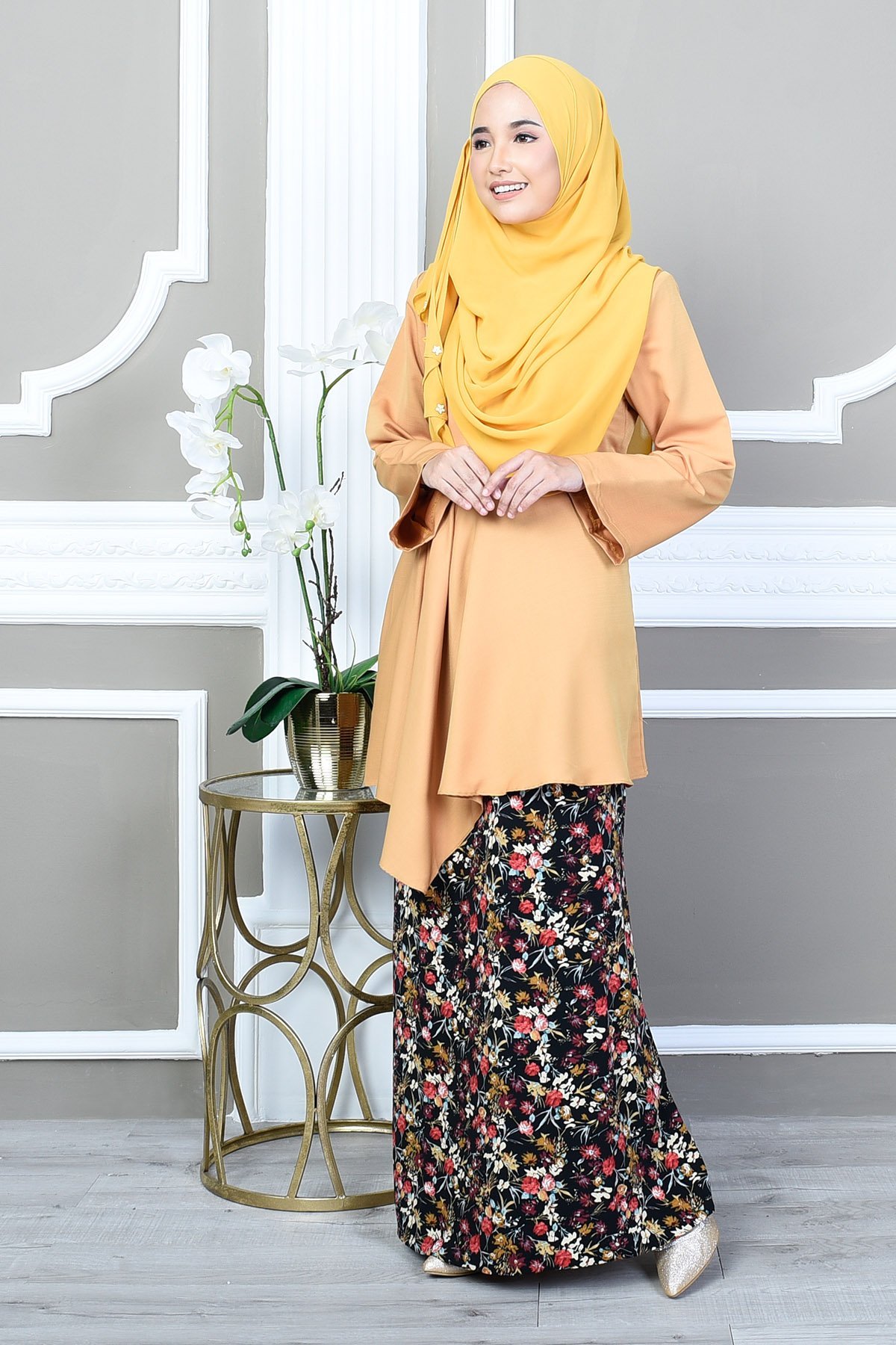 Baju Kurung Seroja - Honeycomb