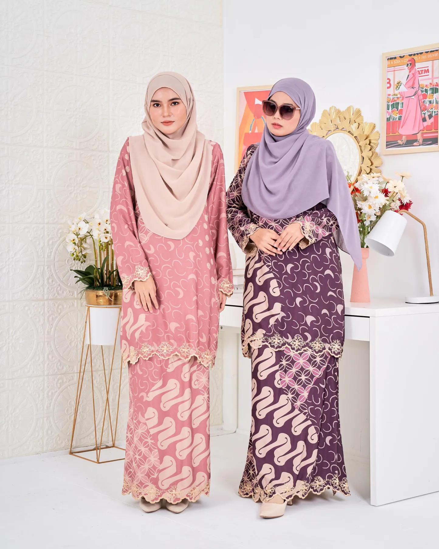 Baju Kurung Moden Batik Puteri Latifah Laluna X MCC