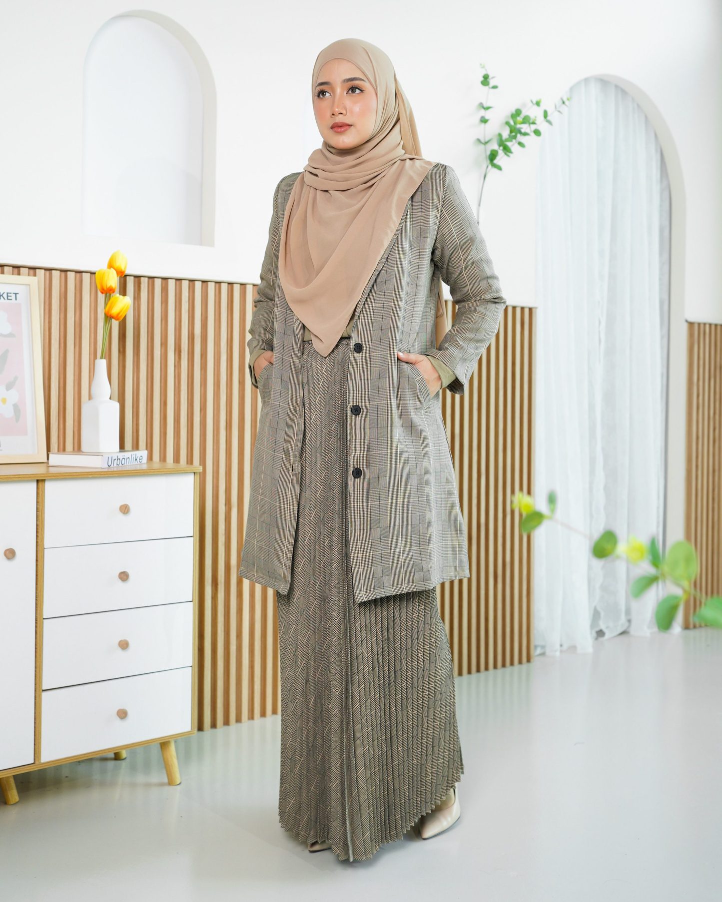 Blazer Liezel Laluna X MCC - Checkered Brown